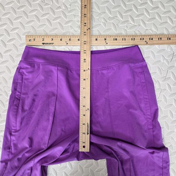 Athleta Pants Brooklyn Heights Vienna Slim Jazzy Purple Pull On Womens 0 XS - Picture 10 of 11